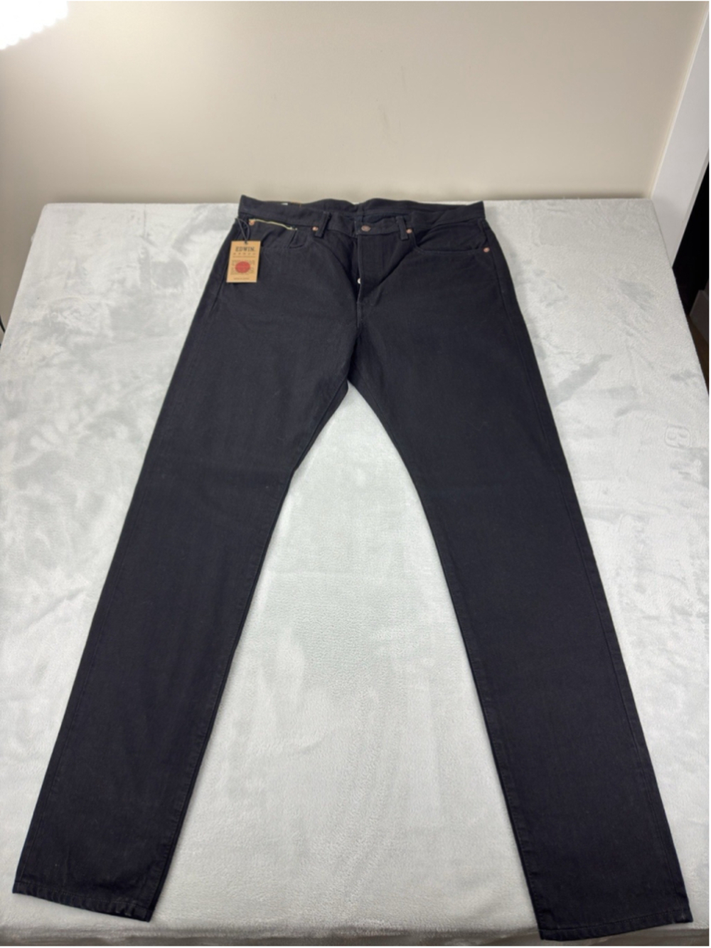 Edwin Nwt Mens Sz 38 W X36 L Akita Slim Tapered Akt 32 Rainbow Selvedge Japanese